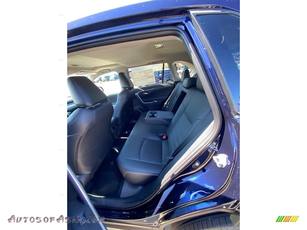 2021 RAV4 XLE Premium AWD - Blueprint / Black photo #3