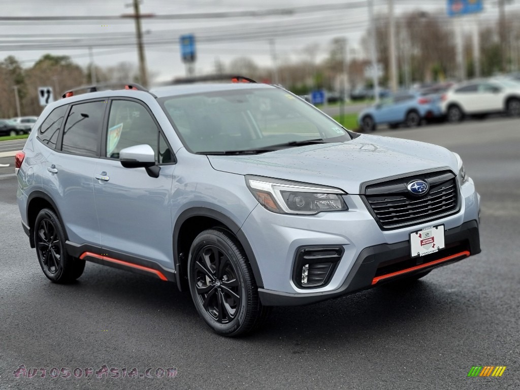 2021 Forester 2.5i Sport - Ice Silver Metallic / Gray photo #13