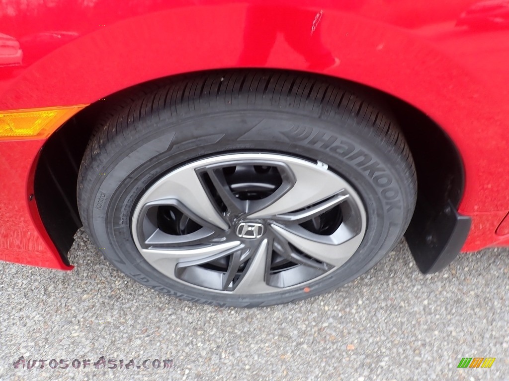 2021 Civic LX Sedan - Rallye Red / Black photo #7