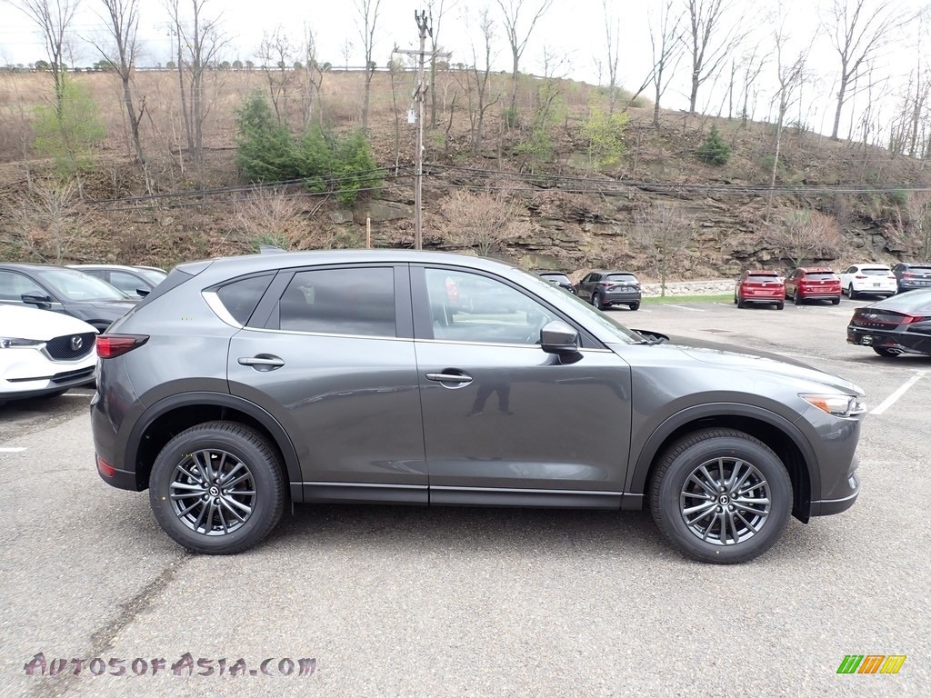 Machine Gray Metallic / Black Mazda CX-5 Touring AWD