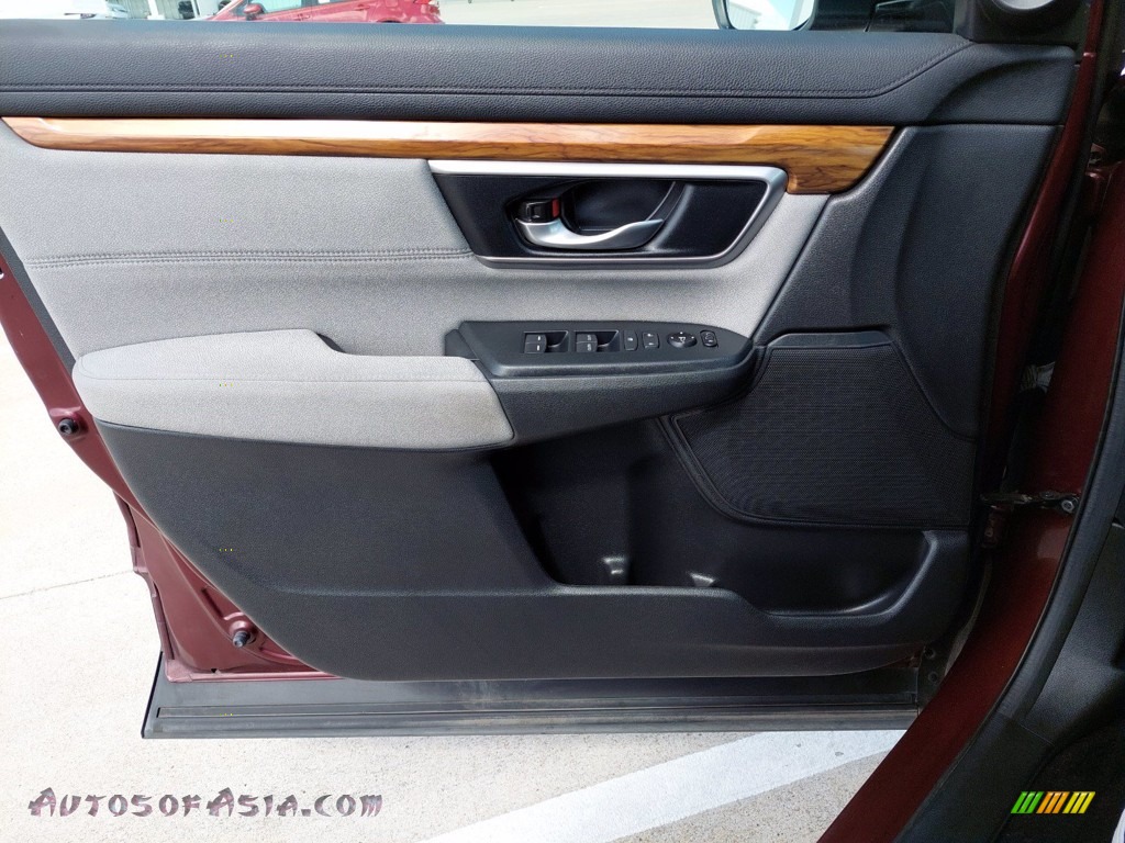 2018 CR-V EX - Basque Red Pearl II / Gray photo #13