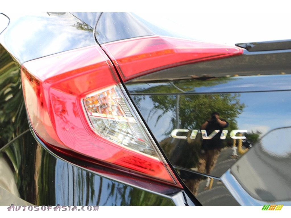 2021 Civic EX-L Sedan - Crystal Black Pearl / Black photo #7