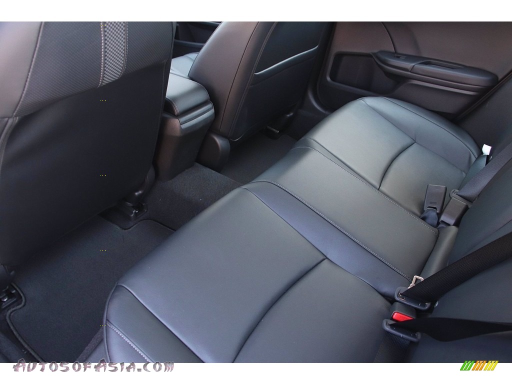 2021 Civic EX-L Sedan - Aegean Blue Metallic / Black photo #14