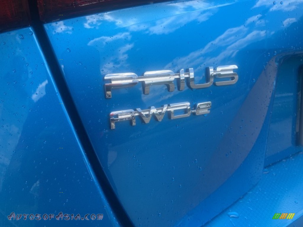 2021 Prius XLE AWD-e - Electric Storm Blue / Black photo #19