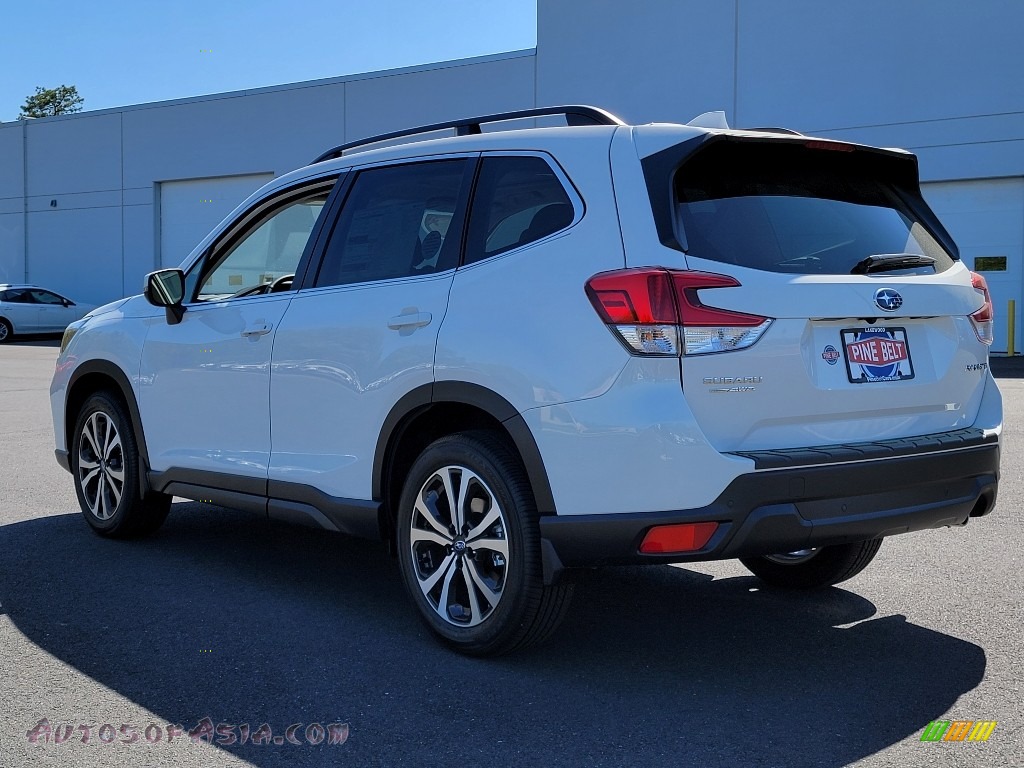 2021 Forester 2.5i Limited - Crystal White Pearl / Gray photo #6