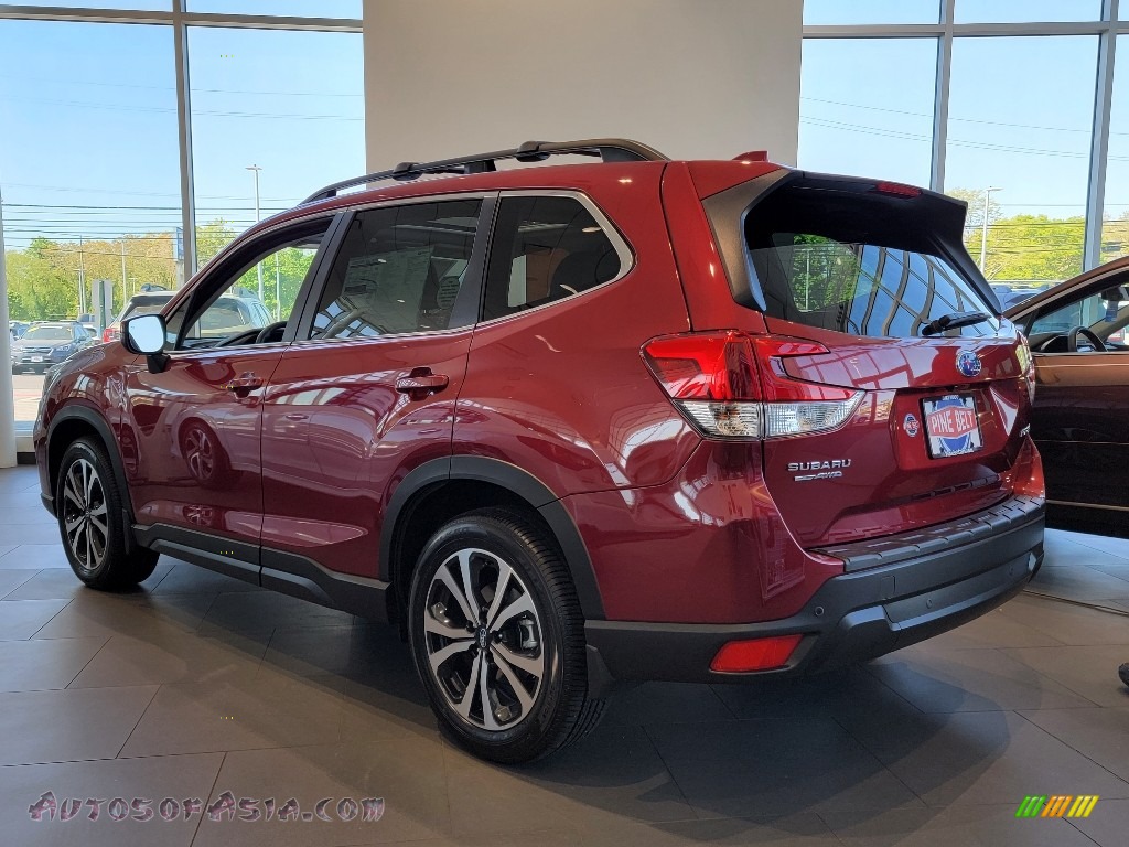 2021 Forester 2.5i Limited - Crimson Red Pearl / Gray photo #6