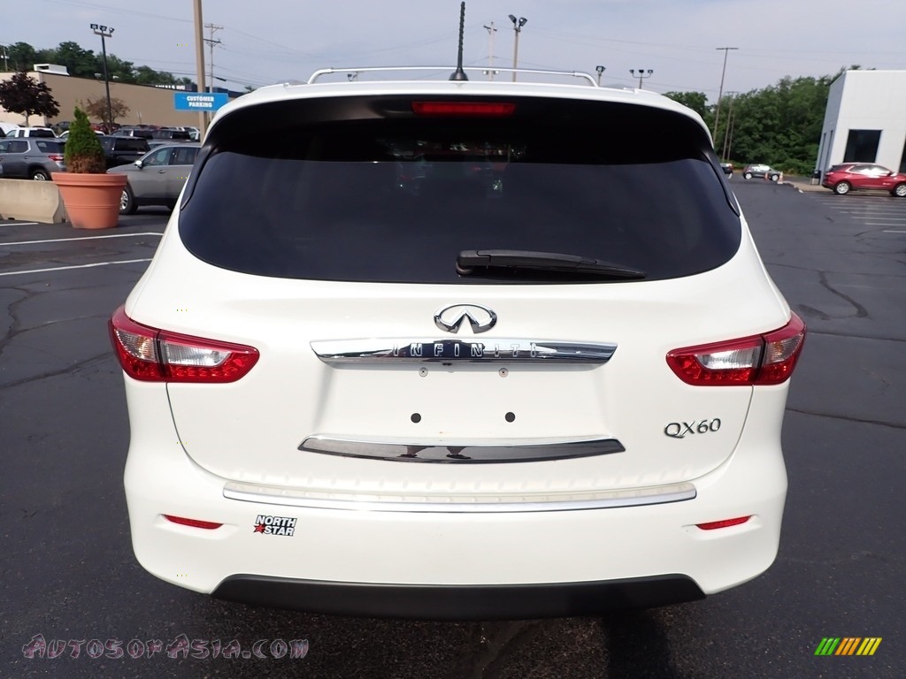 2015 QX60 3.5 AWD - Majestic White / Graphite photo #6