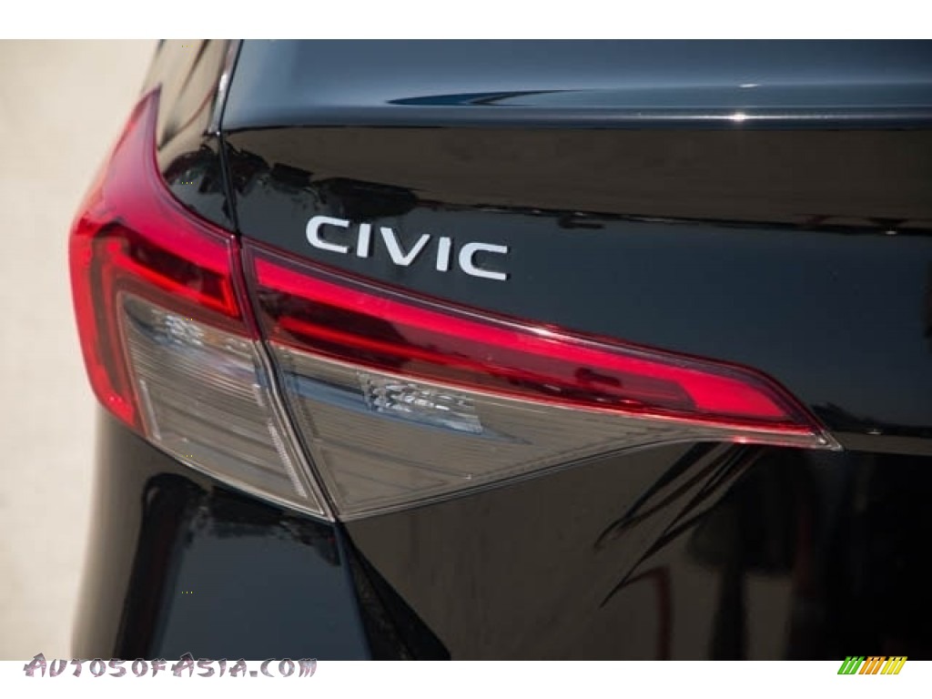 2022 Civic Sport Sedan - Crystal Black Pearl / Black photo #6