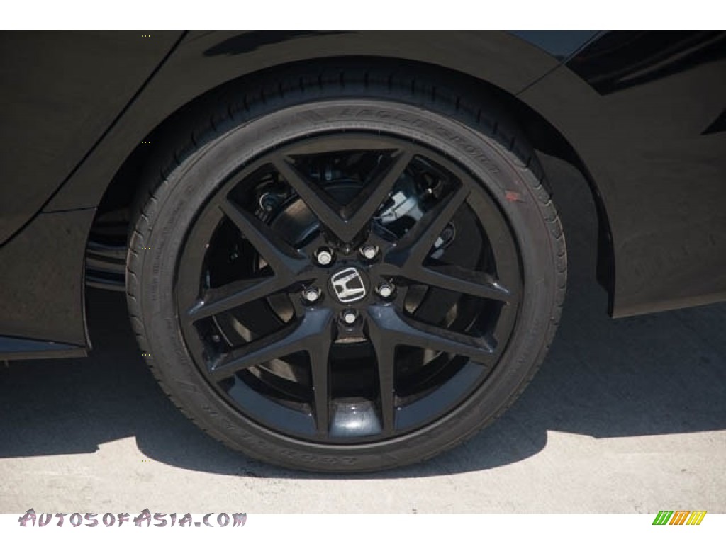 2022 Civic Sport Sedan - Crystal Black Pearl / Black photo #12