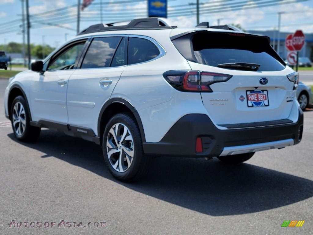 2021 Outback Touring XT - Crystal White Pearl / Java Brown photo #6