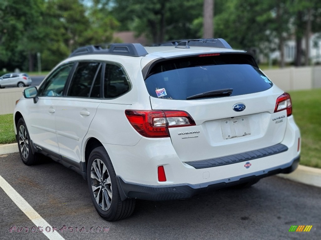 2017 Outback 2.5i Limited - Crystal White Pearl / Warm Ivory photo #5