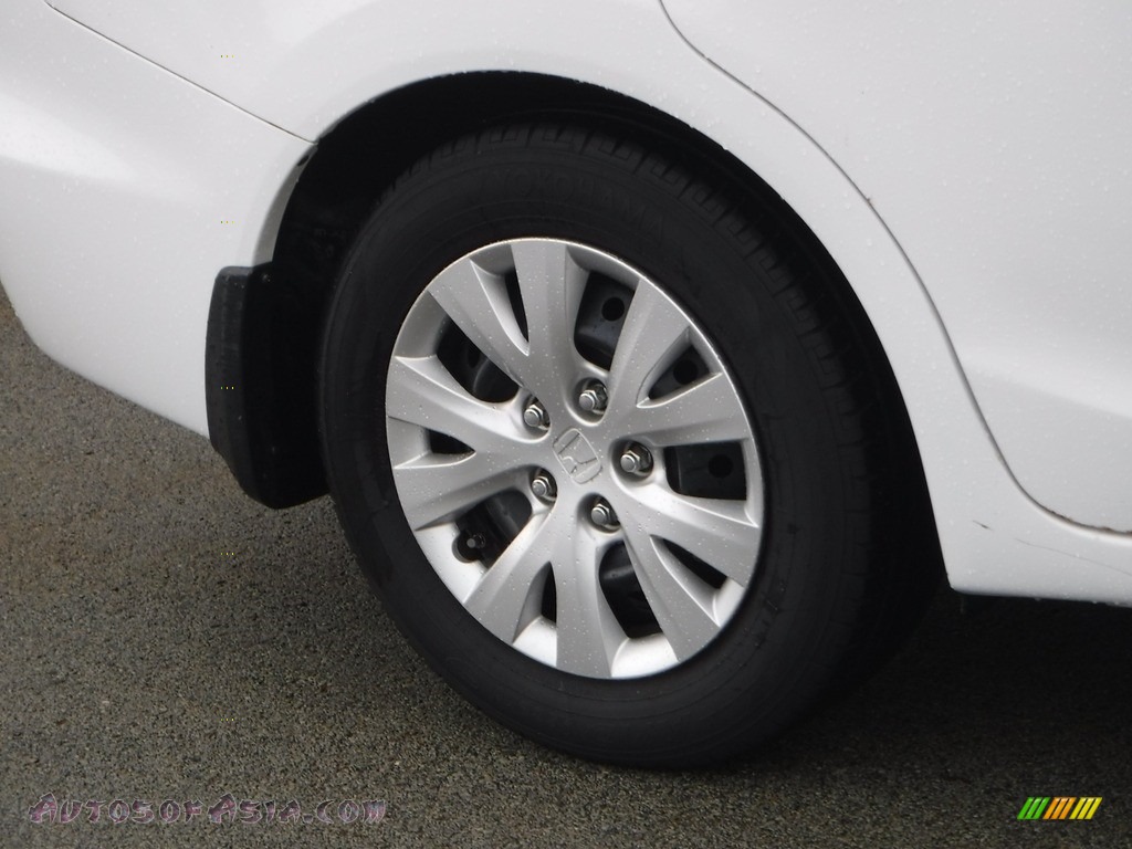 2012 Civic LX Sedan - Taffeta White / Beige photo #3