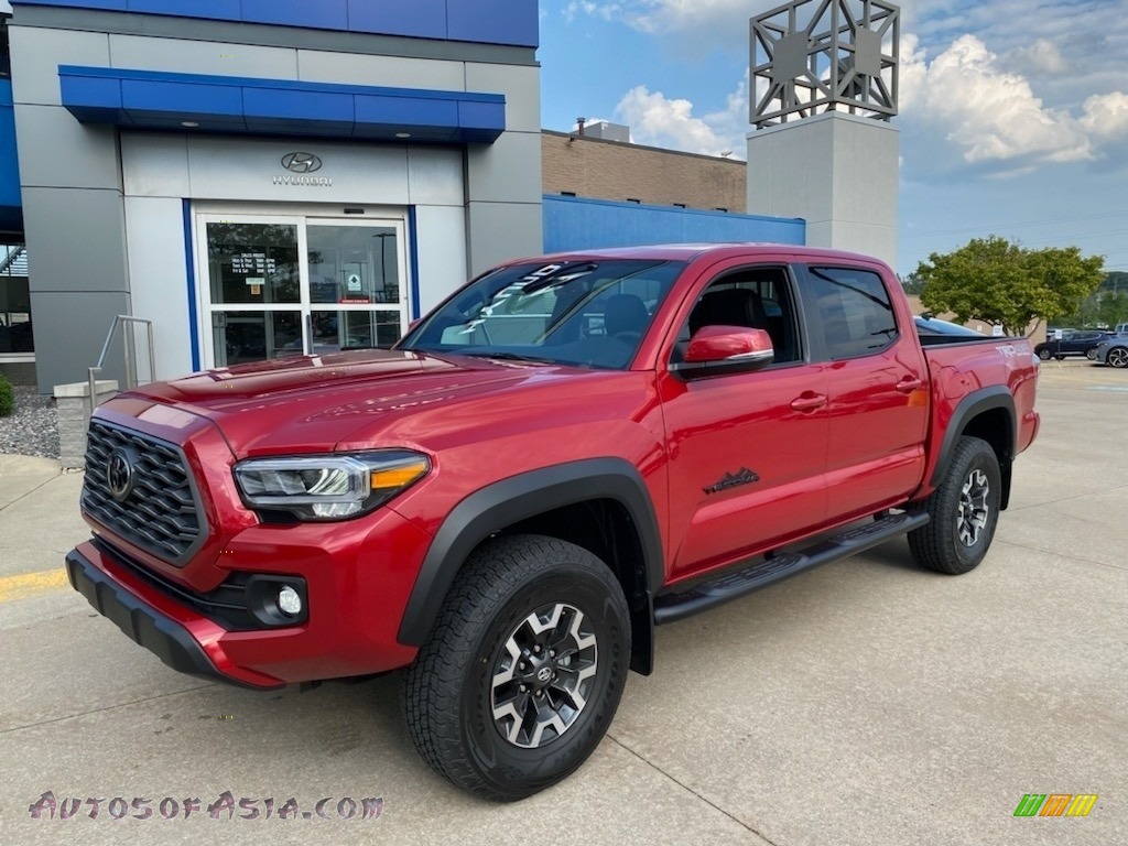 Barcelona Red Metallic / Black Toyota Tacoma TRD Off Road Double Cab 4x4