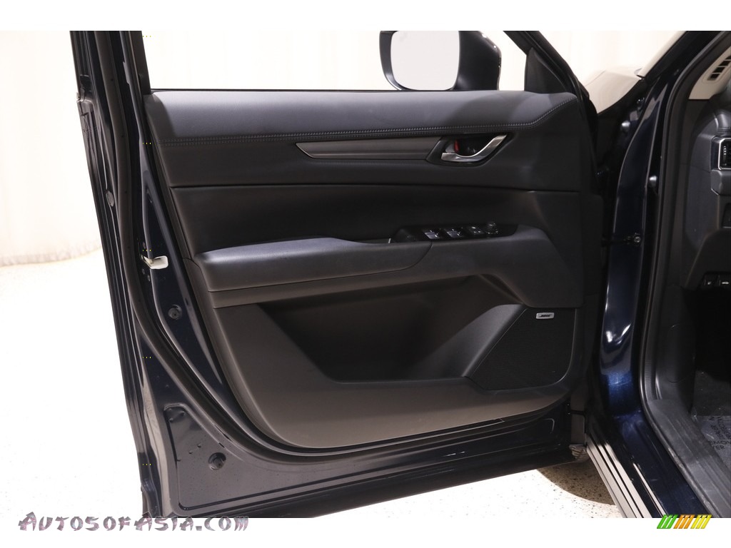 2020 CX-5 Touring AWD - Deep Crystal Blue Mica / Black photo #4