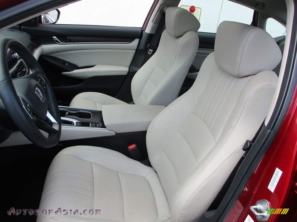 2019 Accord EX-L Sedan - Radiant Red Metallic / Ivory photo #12