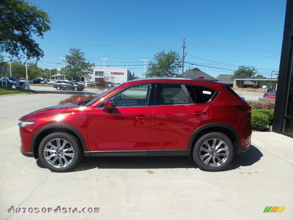 2021 CX-5 Grand Touring Reserve AWD - Soul Red Crystal Metallic / Parchment photo #6