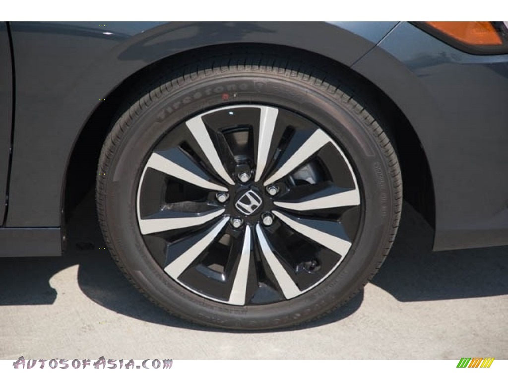 2022 Civic EX Sedan - Meteorite Gray Metallic / Black photo #11