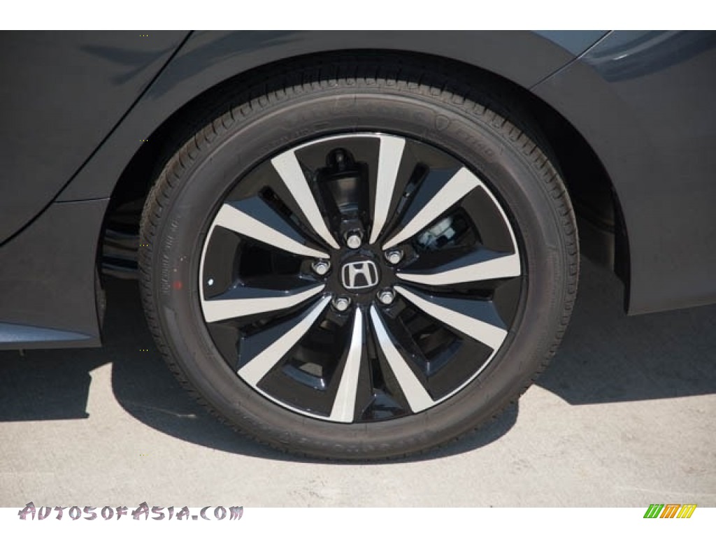2022 Civic EX Sedan - Meteorite Gray Metallic / Black photo #12