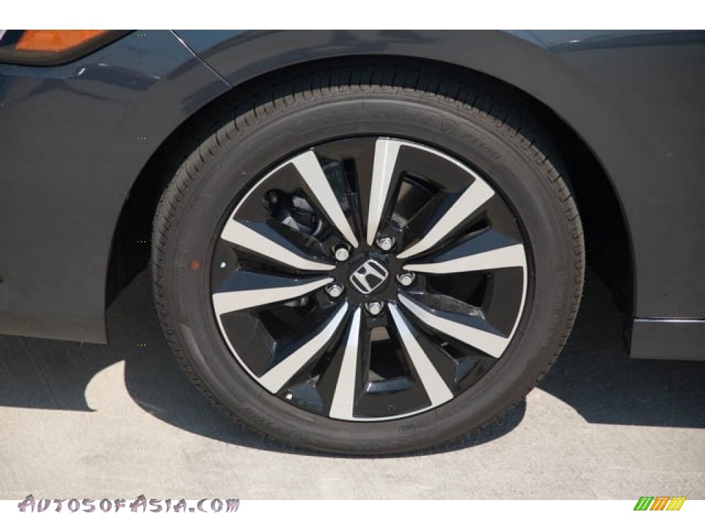 2022 Civic EX Sedan - Meteorite Gray Metallic / Black photo #13