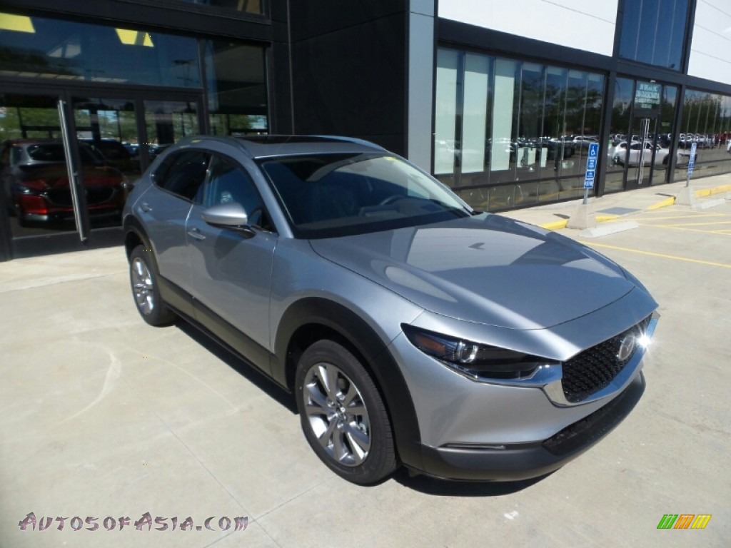 Sonic Silver Metallic / Black Mazda CX-30 Premium AWD