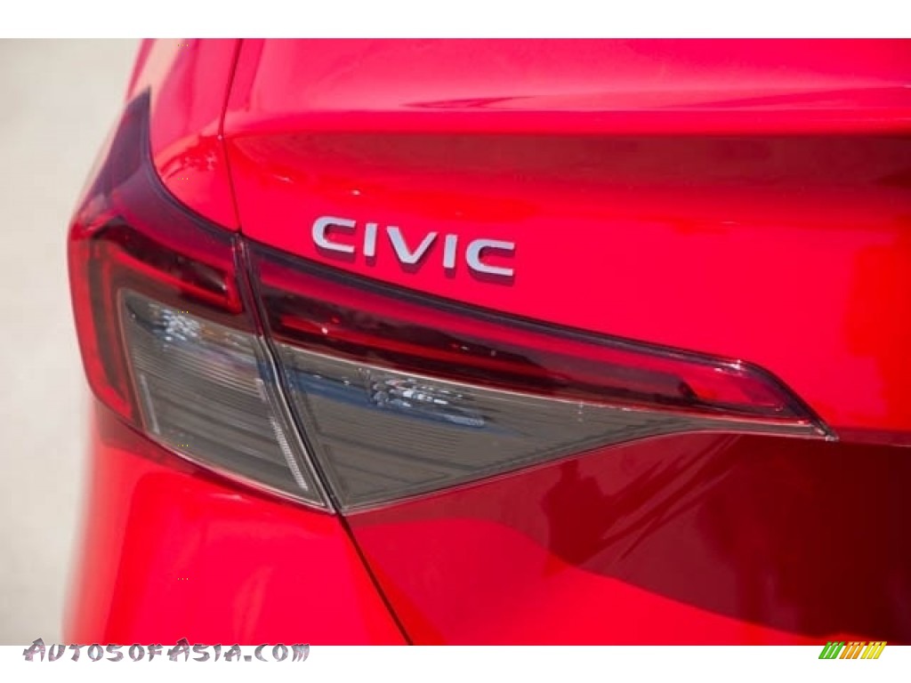 2022 Civic LX Sedan - Rallye Red / Black photo #6
