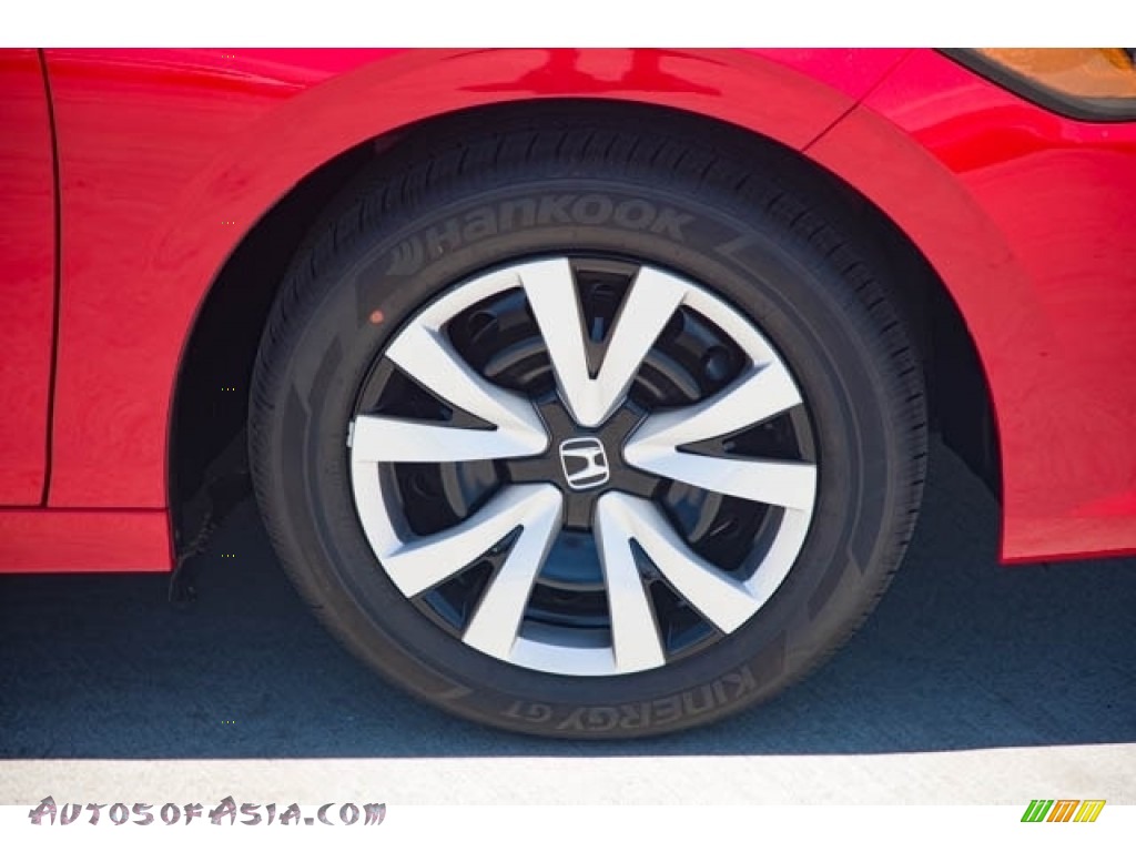 2022 Civic LX Sedan - Rallye Red / Black photo #11