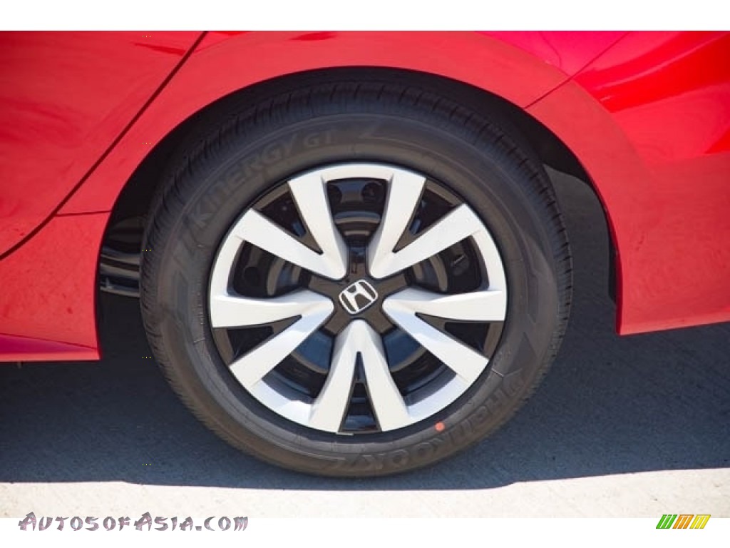 2022 Civic LX Sedan - Rallye Red / Black photo #12