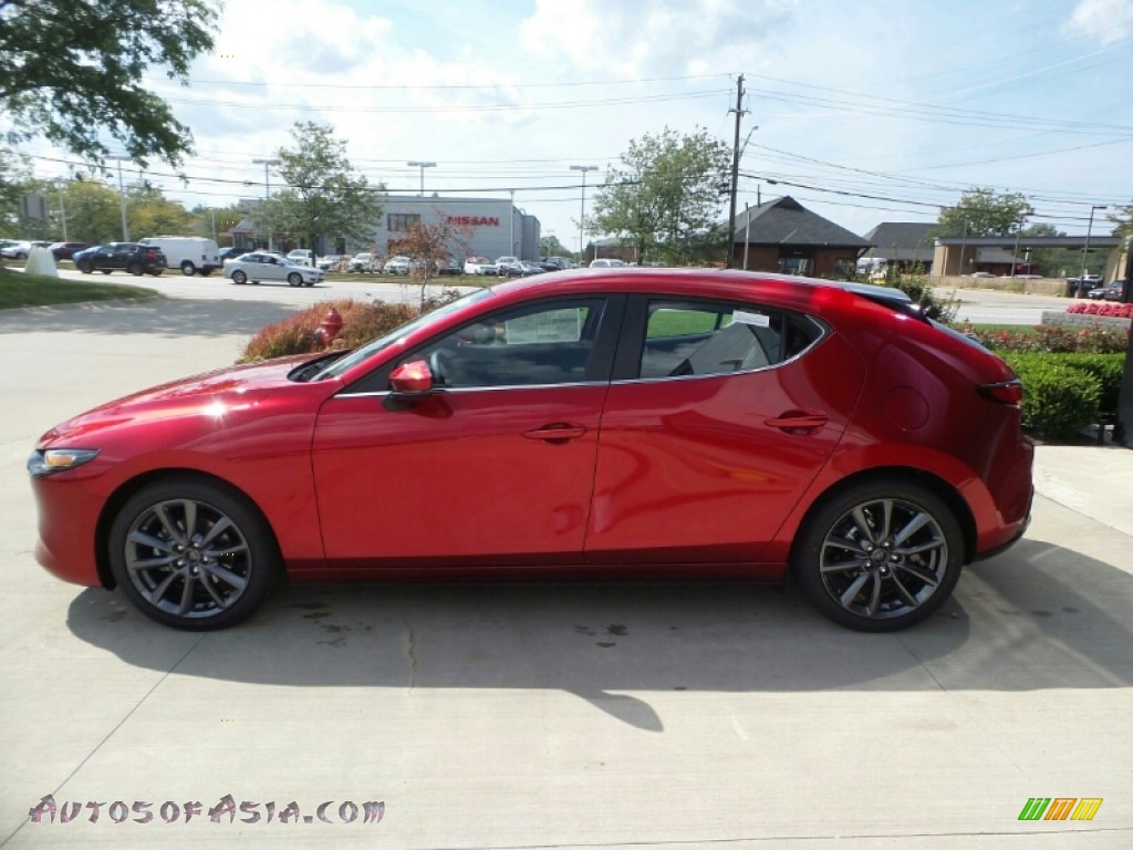 2021 Mazda3 Select Hatchback AWD - Soul Red Crystal Metallic / Black photo #6