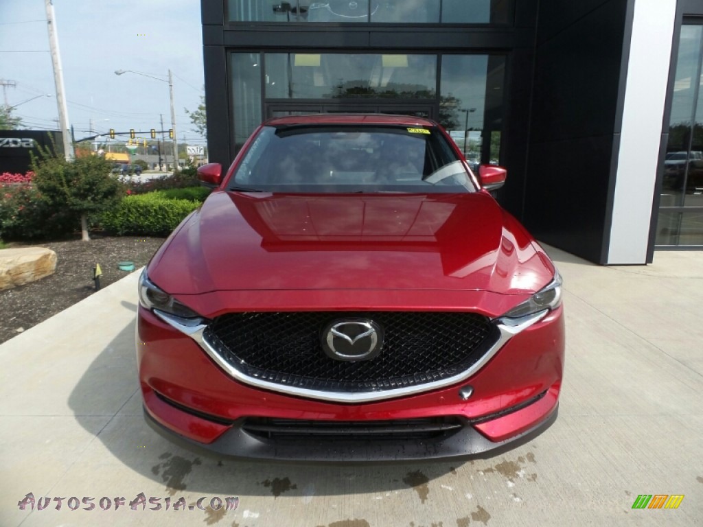 2021 CX-5 Signature AWD - Soul Red Crystal Metallic / Caturra Brown photo #2