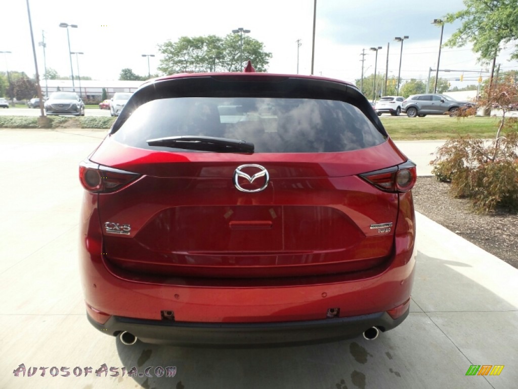 2021 CX-5 Signature AWD - Soul Red Crystal Metallic / Caturra Brown photo #5