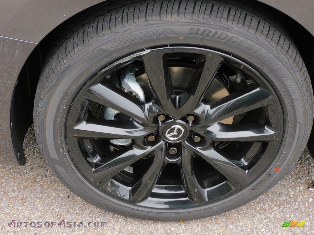 2021 Mazda3 2.5 Turbo Hatchback AWD - Machine Gray Metallic / Black photo #9
