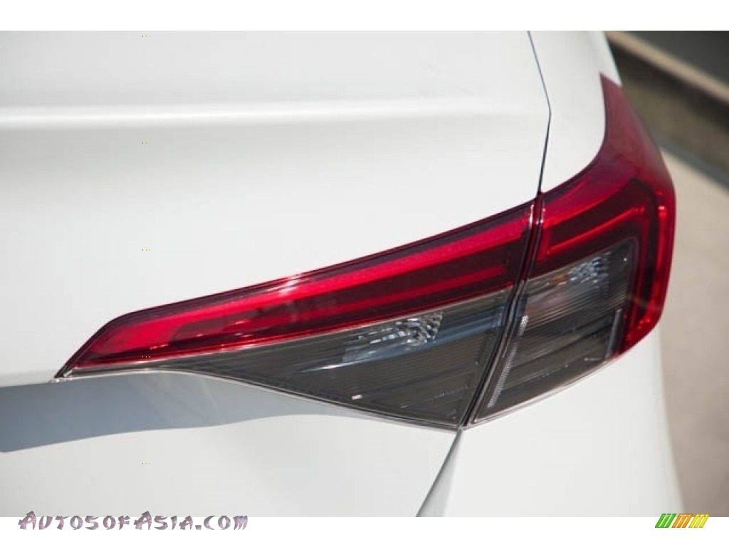 2022 Civic LX Sedan - Platinum White Pearl / Black photo #7