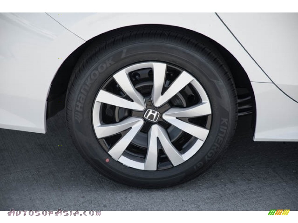 2022 Civic LX Sedan - Platinum White Pearl / Black photo #10