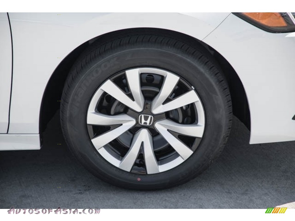 2022 Civic LX Sedan - Platinum White Pearl / Black photo #11