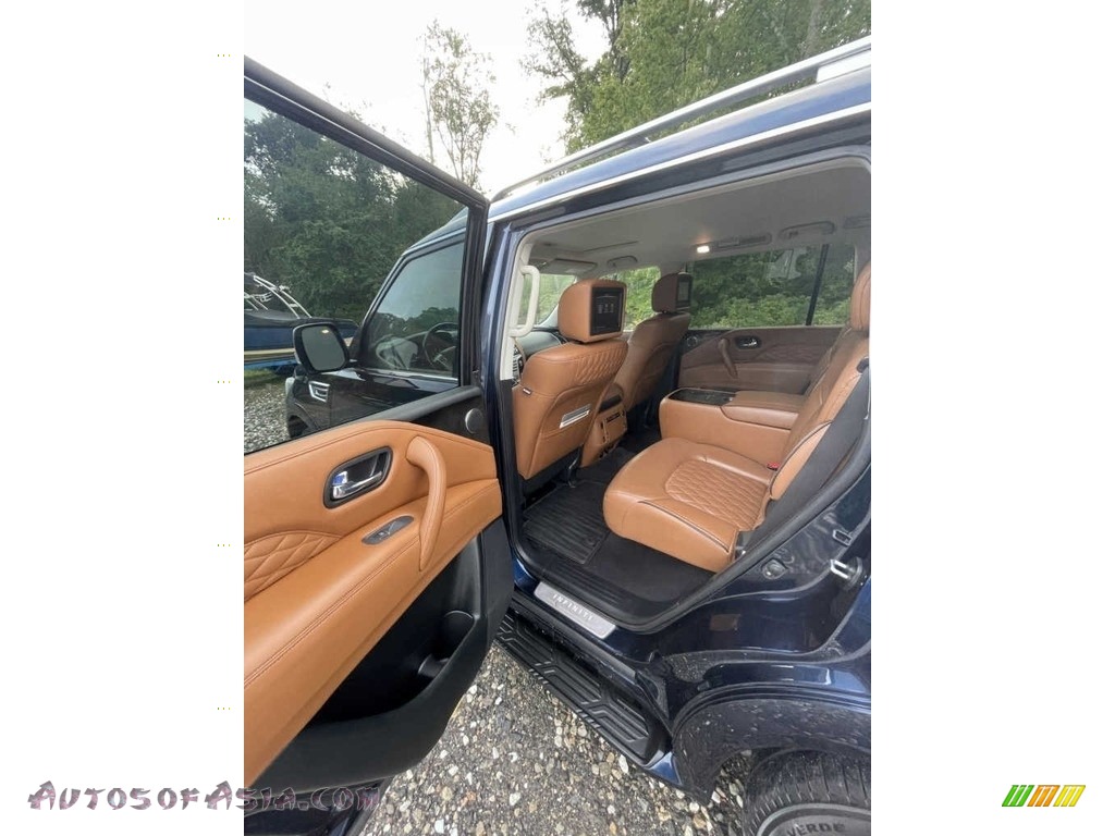 2019 QX80 Luxe - Hermosa Blue / Saddle Brown photo #8