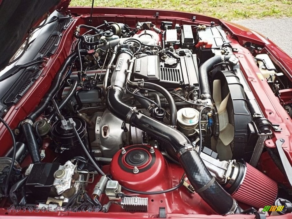 1990 Supra Turbo - Medium Red Pearl / Burgundy photo #3