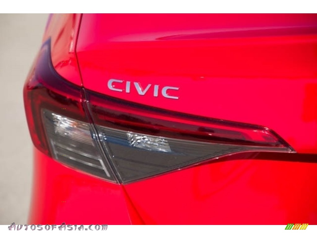 2022 Civic Sport Sedan - Rallye Red / Black photo #6
