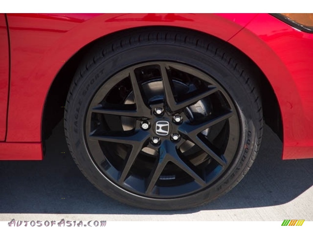 2022 Civic Sport Sedan - Rallye Red / Black photo #11