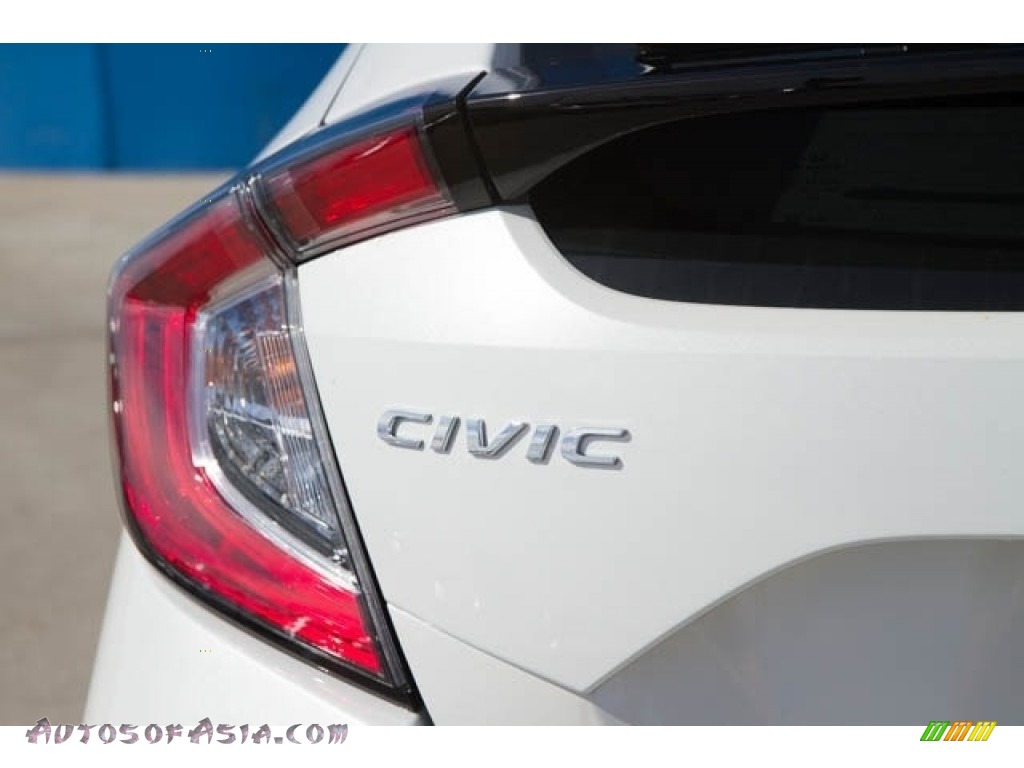 2021 Civic Sport Hatchback - Platinum White Pearl / Black photo #6
