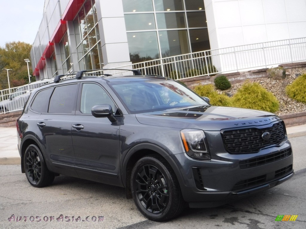 Gravity Gray / Black Kia Telluride EX AWD