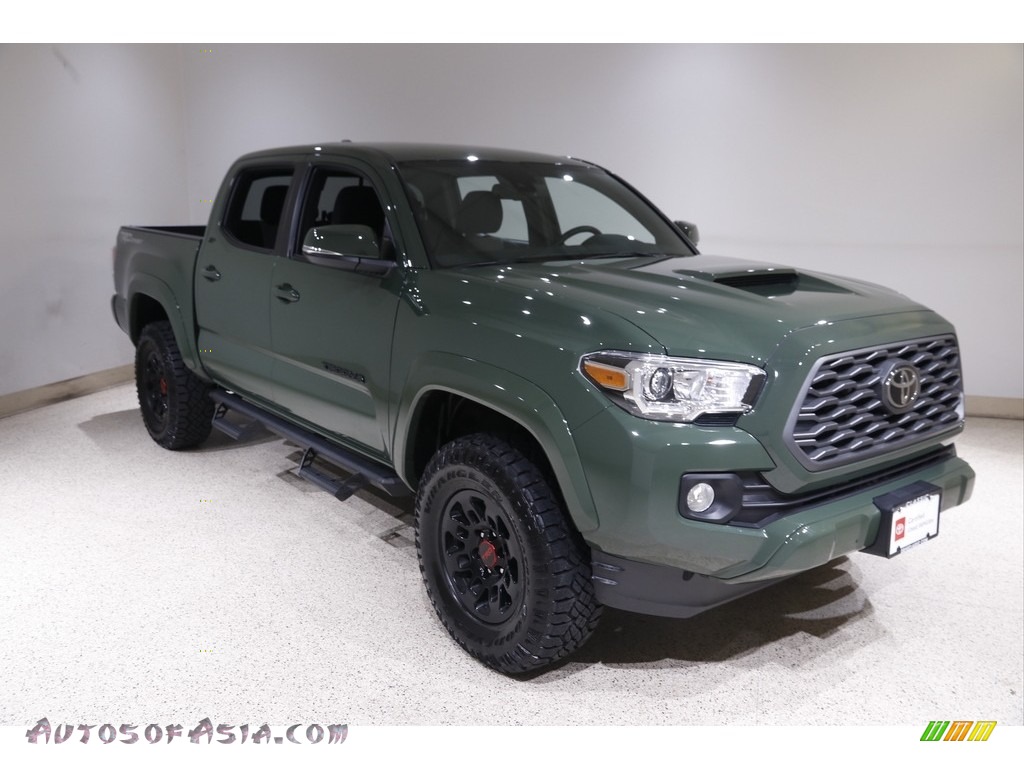 2021 Tacoma TRD Sport Double Cab - Army Green / TRD Cement/Black photo #1