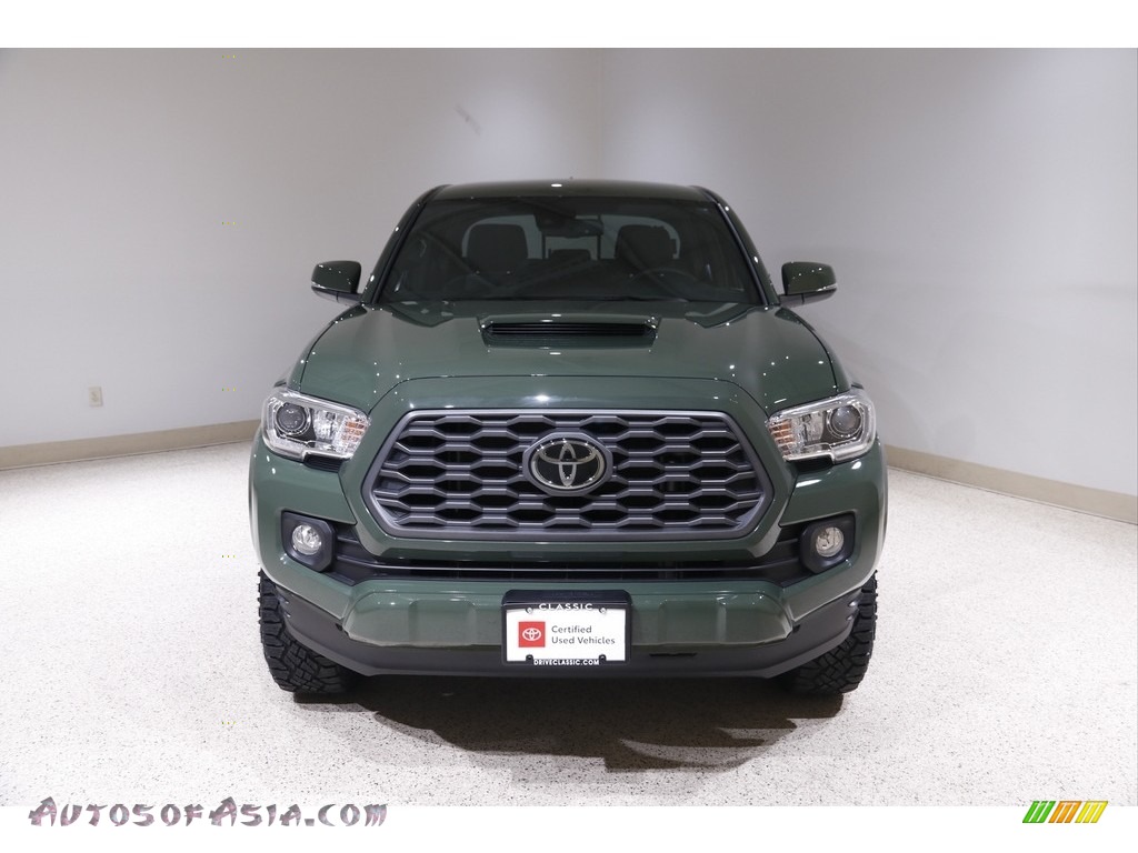 2021 Tacoma TRD Sport Double Cab - Army Green / TRD Cement/Black photo #2