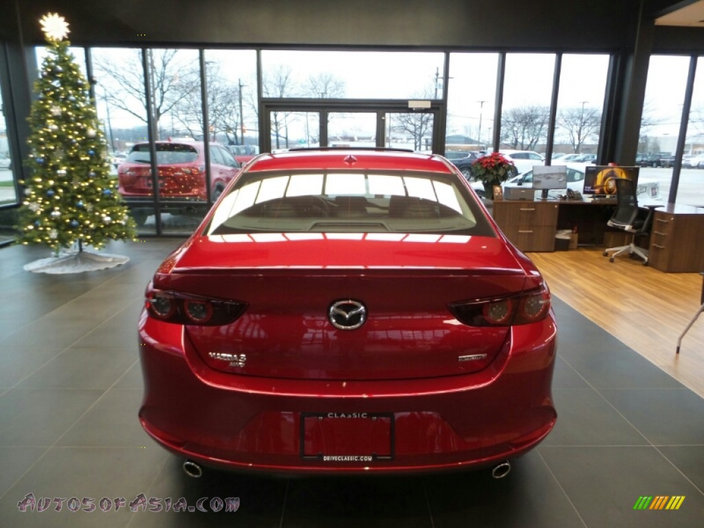 2021 Mazda3 Premium Sedan AWD - Soul Red Crystal Metallic / Black photo #5