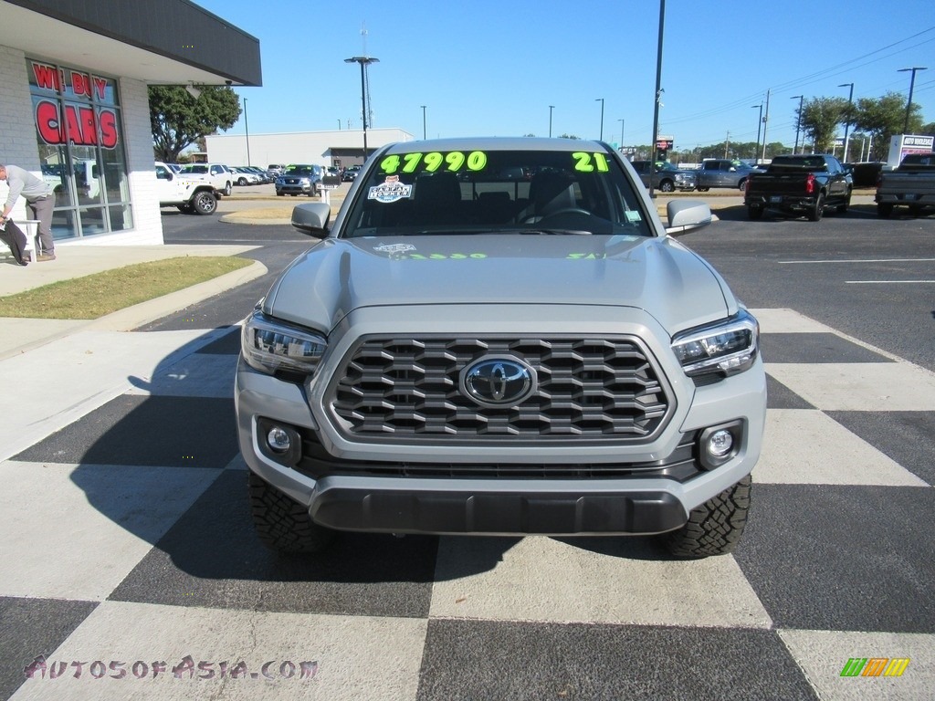 2021 Tacoma TRD Off Road Double Cab 4x4 - Cement / Black photo #2