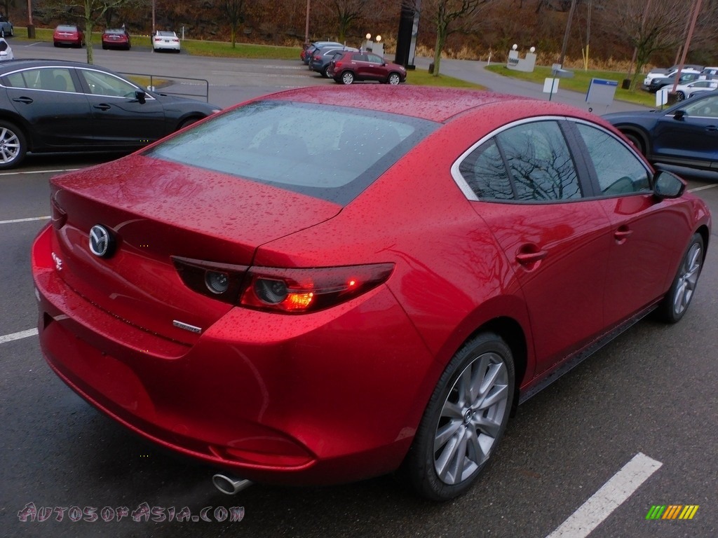 2021 Mazda3 Preferred Sedan AWD - Soul Red Crystal Metallic / Black photo #2