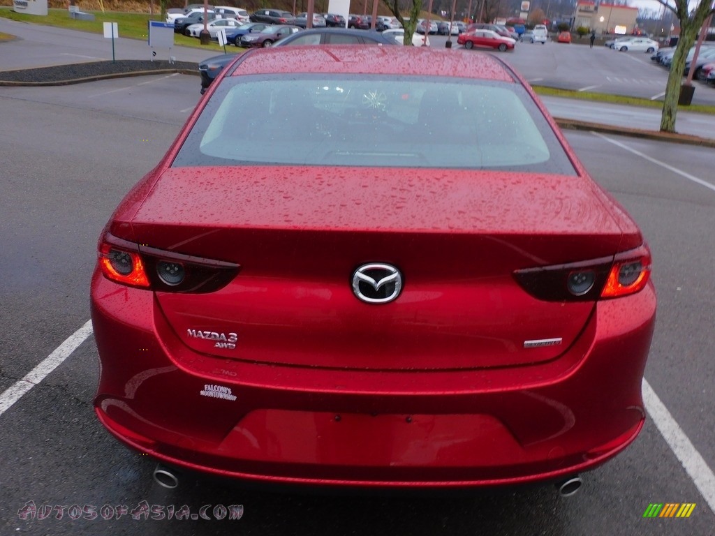 2021 Mazda3 Preferred Sedan AWD - Soul Red Crystal Metallic / Black photo #3