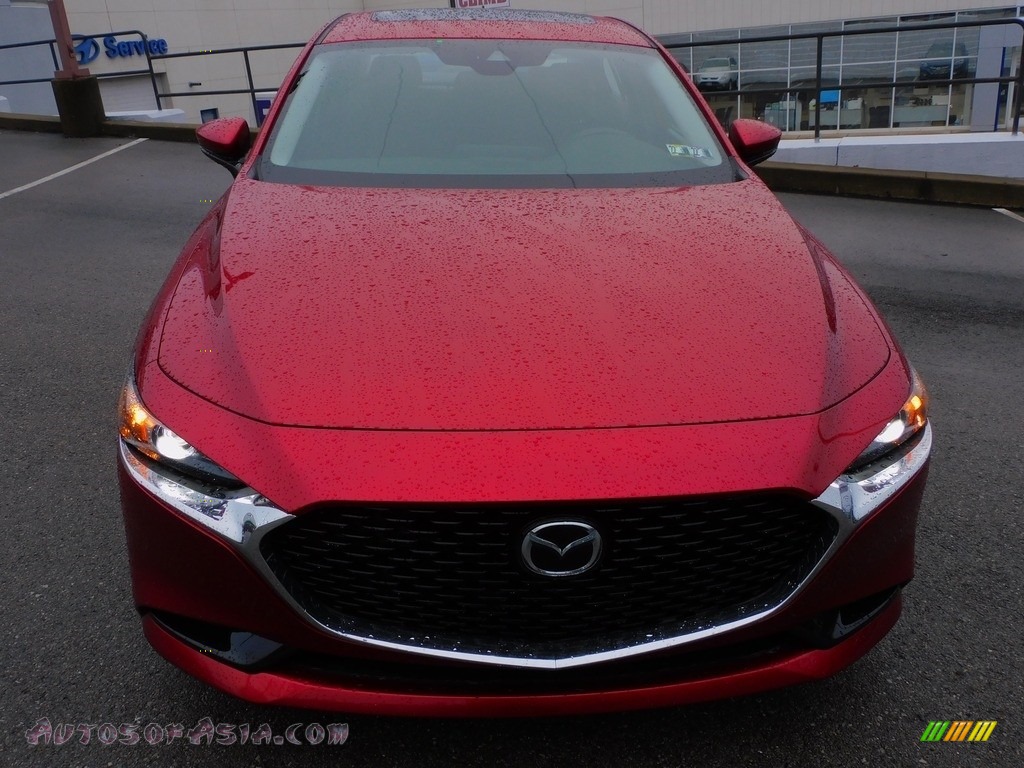 2021 Mazda3 Preferred Sedan AWD - Soul Red Crystal Metallic / Black photo #8