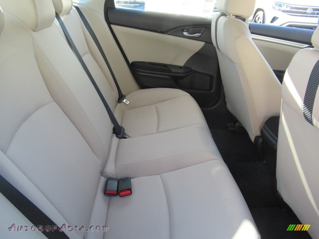 2021 Civic LX Sedan - Platinum White Pearl / Ivory photo #7