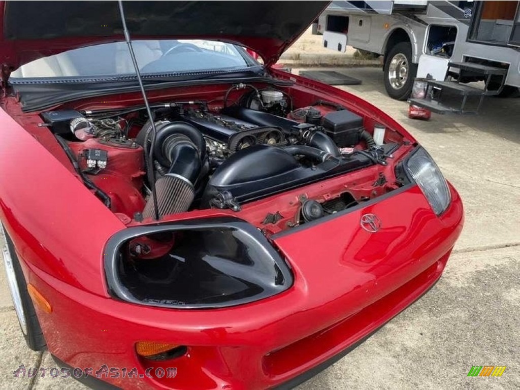 Renaissance Red / Tan Toyota Supra Turbo Coupe