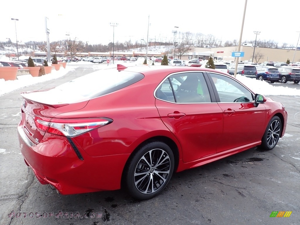 2020 Camry SE AWD - Supersonic Red / Black photo #8